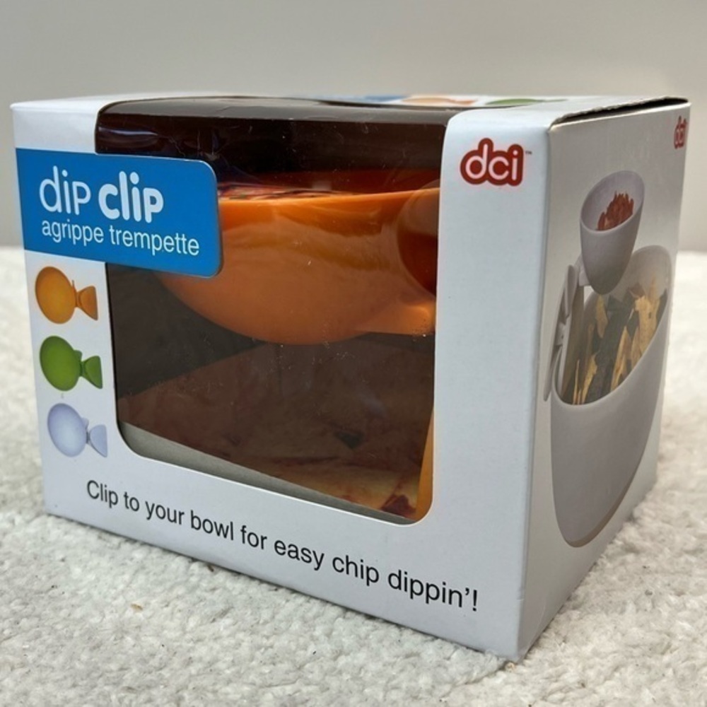 DCI Dip Clip, Clip-On Adjustable Bowl Orange